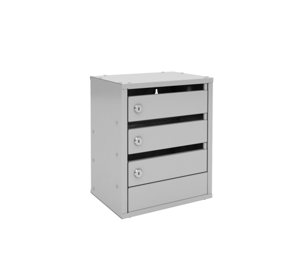 3-х секционный почтовый ящик «Омега»